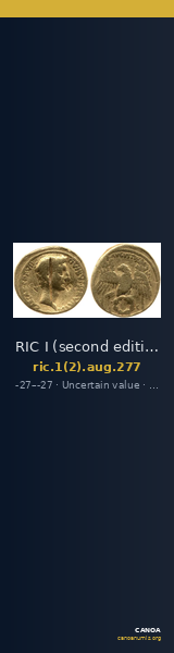 RIC I (second edition) Augustus 277 — CANOA