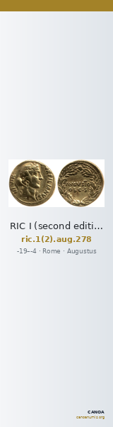 RIC I (second edition) Augustus 278 — CANOA