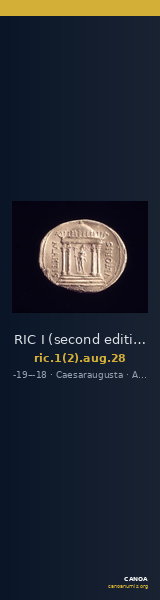 RIC I (second edition) Augustus 28 — CANOA
