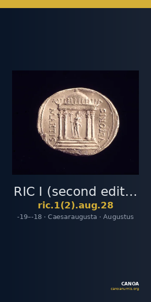 RIC I (second edition) Augustus 28 — CANOA