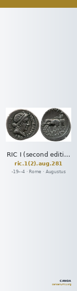 RIC I (second edition) Augustus 281 — CANOA