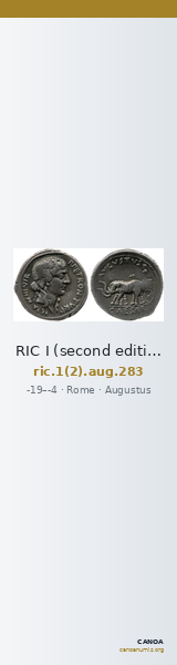 RIC I (second edition) Augustus 283 — CANOA