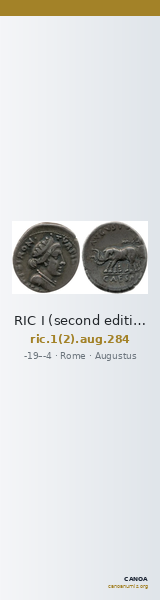 RIC I (second edition) Augustus 284 — CANOA