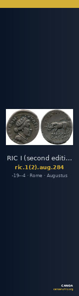 RIC I (second edition) Augustus 284 — CANOA