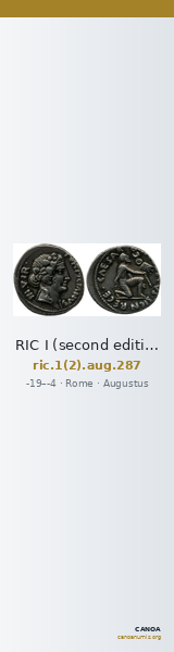 RIC I (second edition) Augustus 287 — CANOA