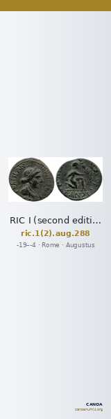 RIC I (second edition) Augustus 288 — CANOA