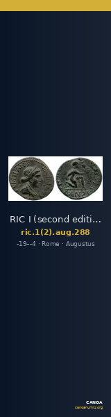 RIC I (second edition) Augustus 288 — CANOA