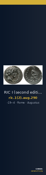 RIC I (second edition) Augustus 290 — CANOA
