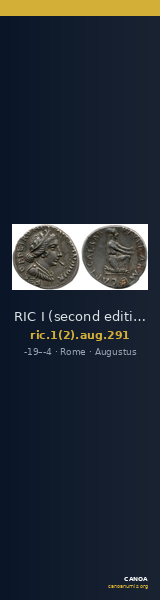 RIC I (second edition) Augustus 291 — CANOA