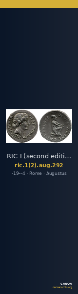 RIC I (second edition) Augustus 292 — CANOA