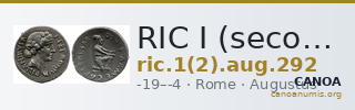 RIC I (second edition) Augustus 292 — CANOA