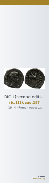 RIC I (second edition) Augustus 297 — CANOA