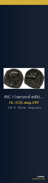 RIC I (second edition) Augustus 297 — CANOA