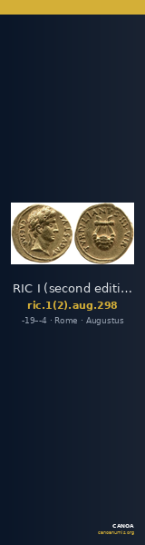 RIC I (second edition) Augustus 298 — CANOA