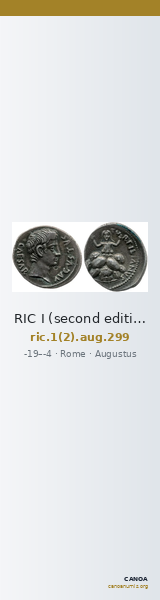 RIC I (second edition) Augustus 299 — CANOA