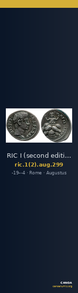 RIC I (second edition) Augustus 299 — CANOA