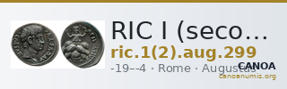 RIC I (second edition) Augustus 299 — CANOA