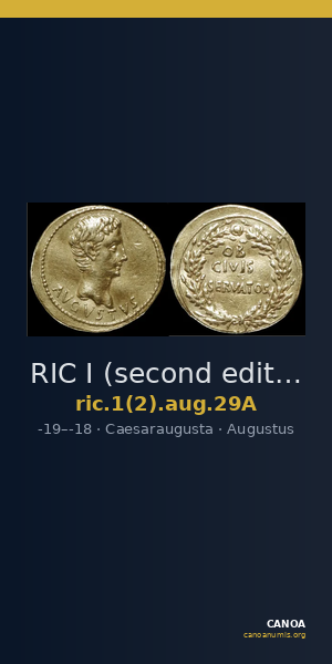 RIC I (second edition) Augustus 29A — CANOA