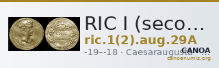 RIC I (second edition) Augustus 29A — CANOA