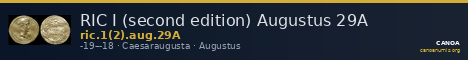 RIC I (second edition) Augustus 29A — CANOA