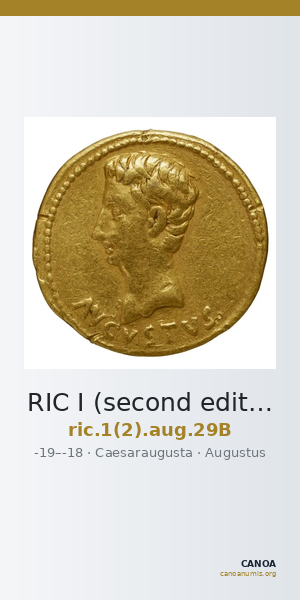 RIC I (second edition) Augustus 29B — CANOA