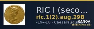 RIC I (second edition) Augustus 29B — CANOA