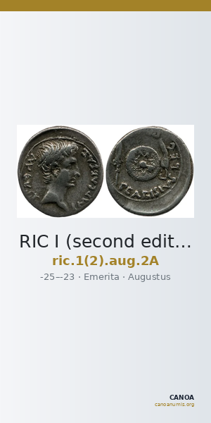 RIC I (second edition) Augustus 2A — CANOA