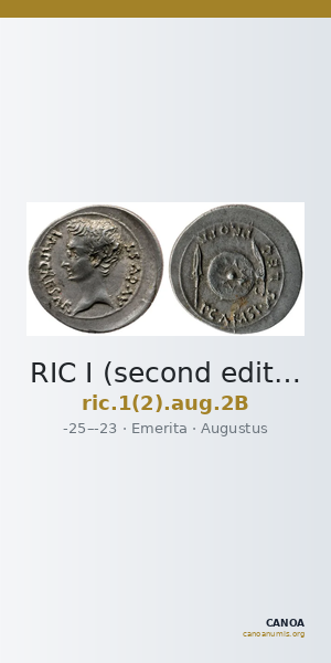 RIC I (second edition) Augustus 2B — CANOA