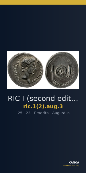 RIC I (second edition) Augustus 3 — CANOA