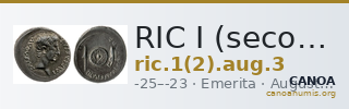 RIC I (second edition) Augustus 3 — CANOA