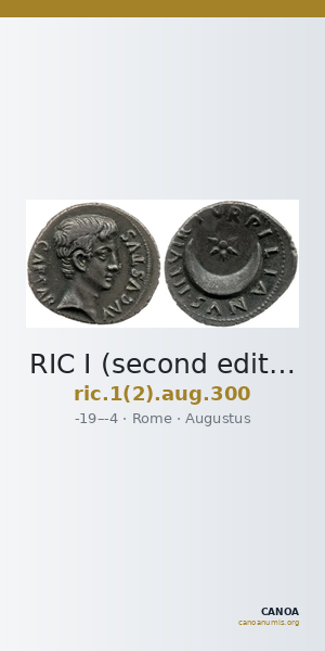 RIC I (second edition) Augustus 300 — CANOA