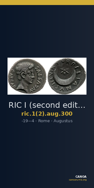RIC I (second edition) Augustus 300 — CANOA