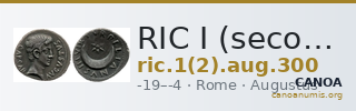 RIC I (second edition) Augustus 300 — CANOA