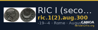 RIC I (second edition) Augustus 300 — CANOA