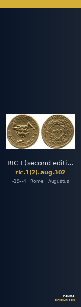 RIC I (second edition) Augustus 302 — CANOA