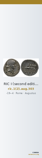 RIC I (second edition) Augustus 303 — CANOA
