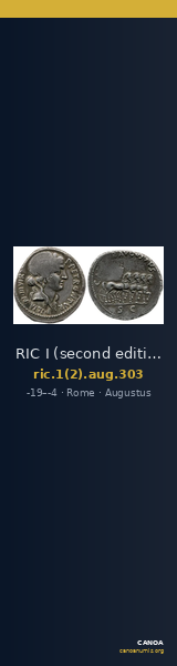 RIC I (second edition) Augustus 303 — CANOA