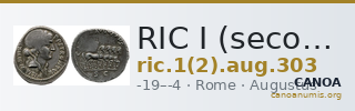 RIC I (second edition) Augustus 303 — CANOA
