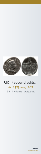 RIC I (second edition) Augustus 307 — CANOA