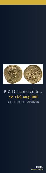 RIC I (second edition) Augustus 308 — CANOA