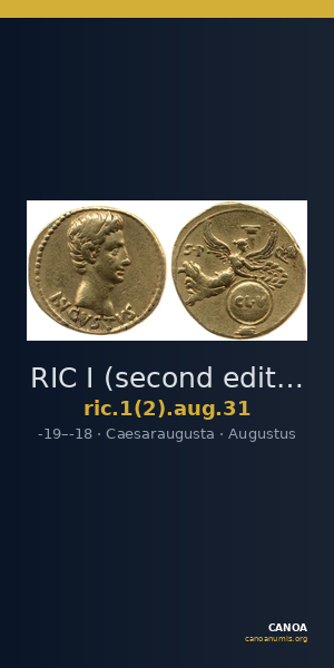 RIC I (second edition) Augustus 31 — CANOA