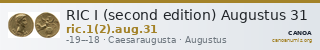 RIC I (second edition) Augustus 31 — CANOA