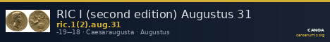 RIC I (second edition) Augustus 31 — CANOA
