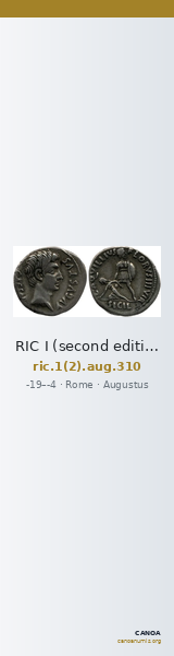 RIC I (second edition) Augustus 310 — CANOA
