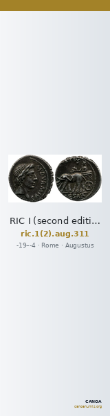 RIC I (second edition) Augustus 311 — CANOA