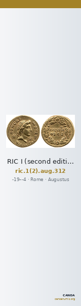 RIC I (second edition) Augustus 312 — CANOA