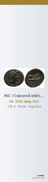 RIC I (second edition) Augustus 313 — CANOA