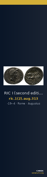 RIC I (second edition) Augustus 313 — CANOA