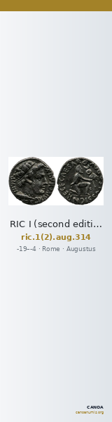 RIC I (second edition) Augustus 314 — CANOA