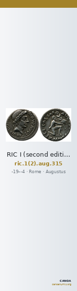 RIC I (second edition) Augustus 315 — CANOA